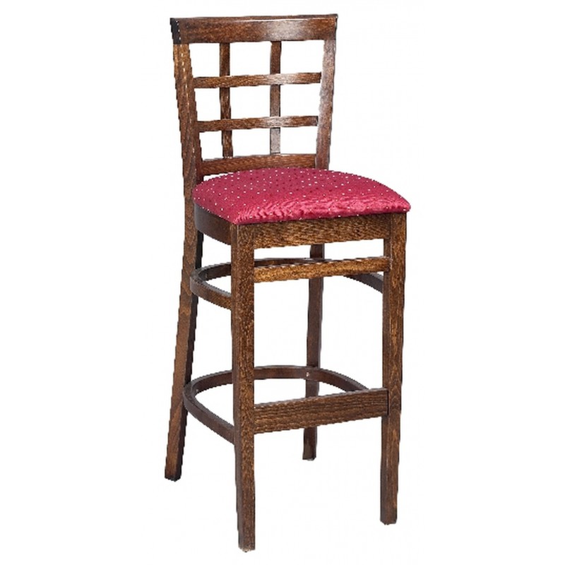 Square Back Bar Stool in Walnut-TP 99.00<br />Please ring <b>01472 230332</b> for more details and <b>Pricing</b> 